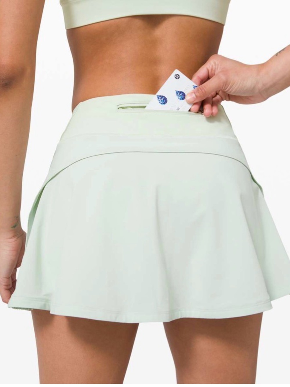 lululemon athletica Off The Pleats Skirt with shorts size 10 skort